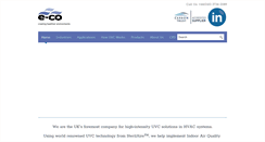 Desktop Screenshot of e-co.uk.com